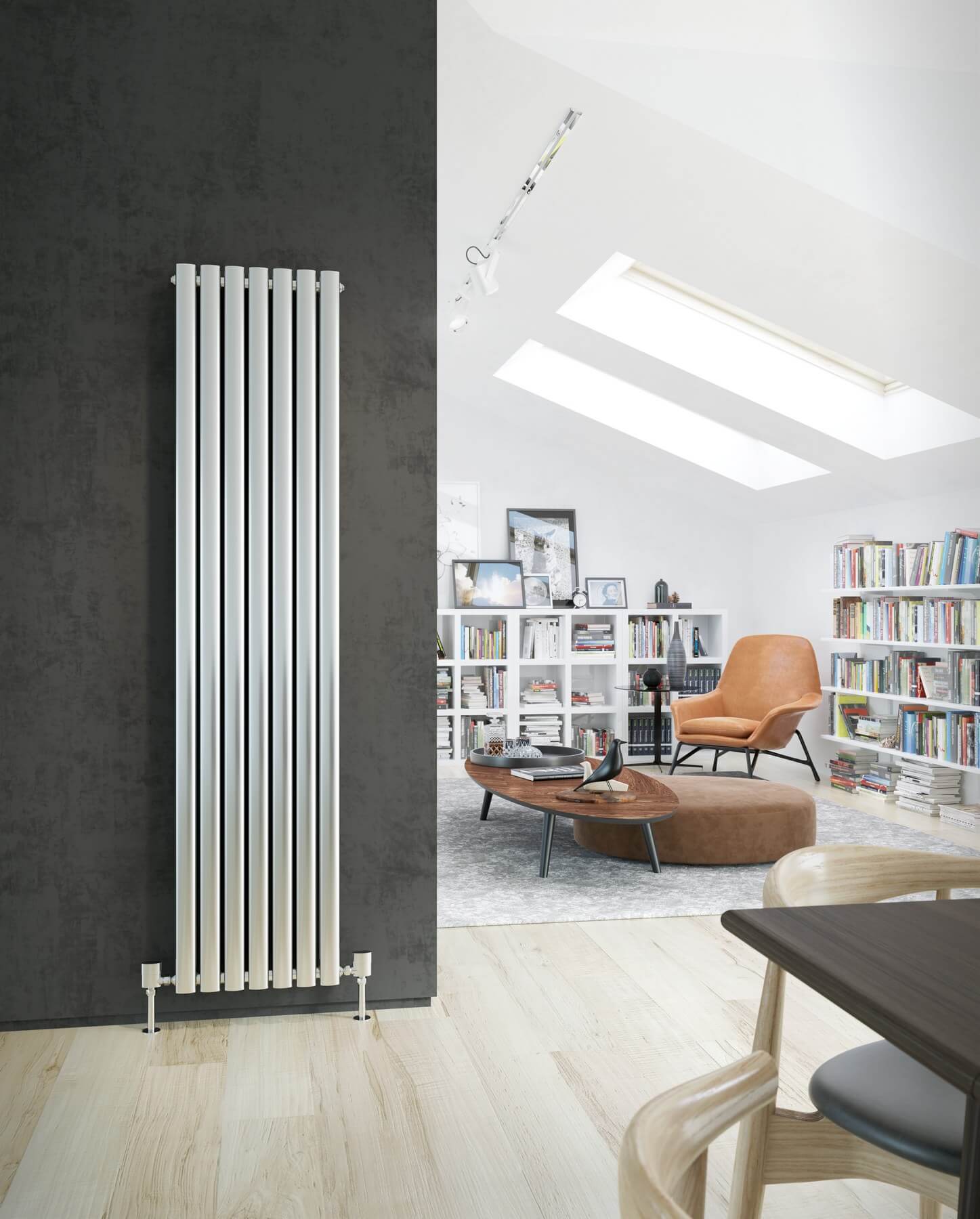 stainless-vertical radiator