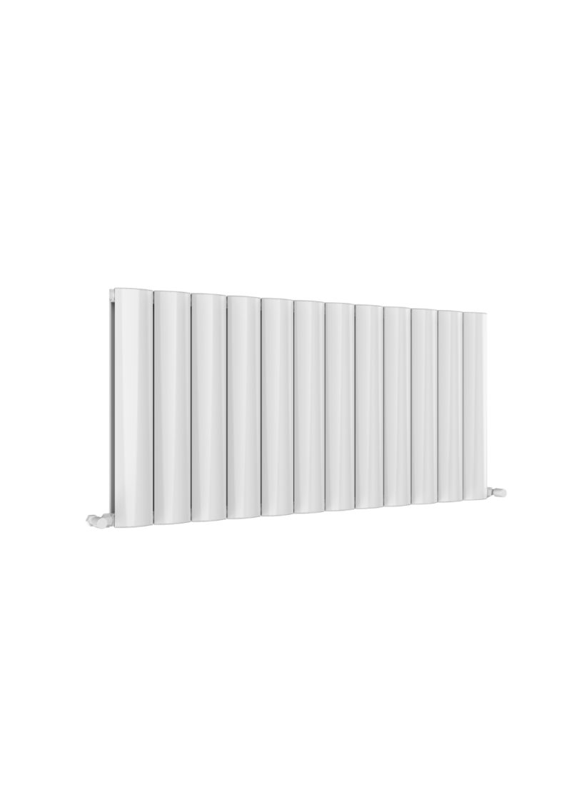 Belva aluminium radiator on a white background.