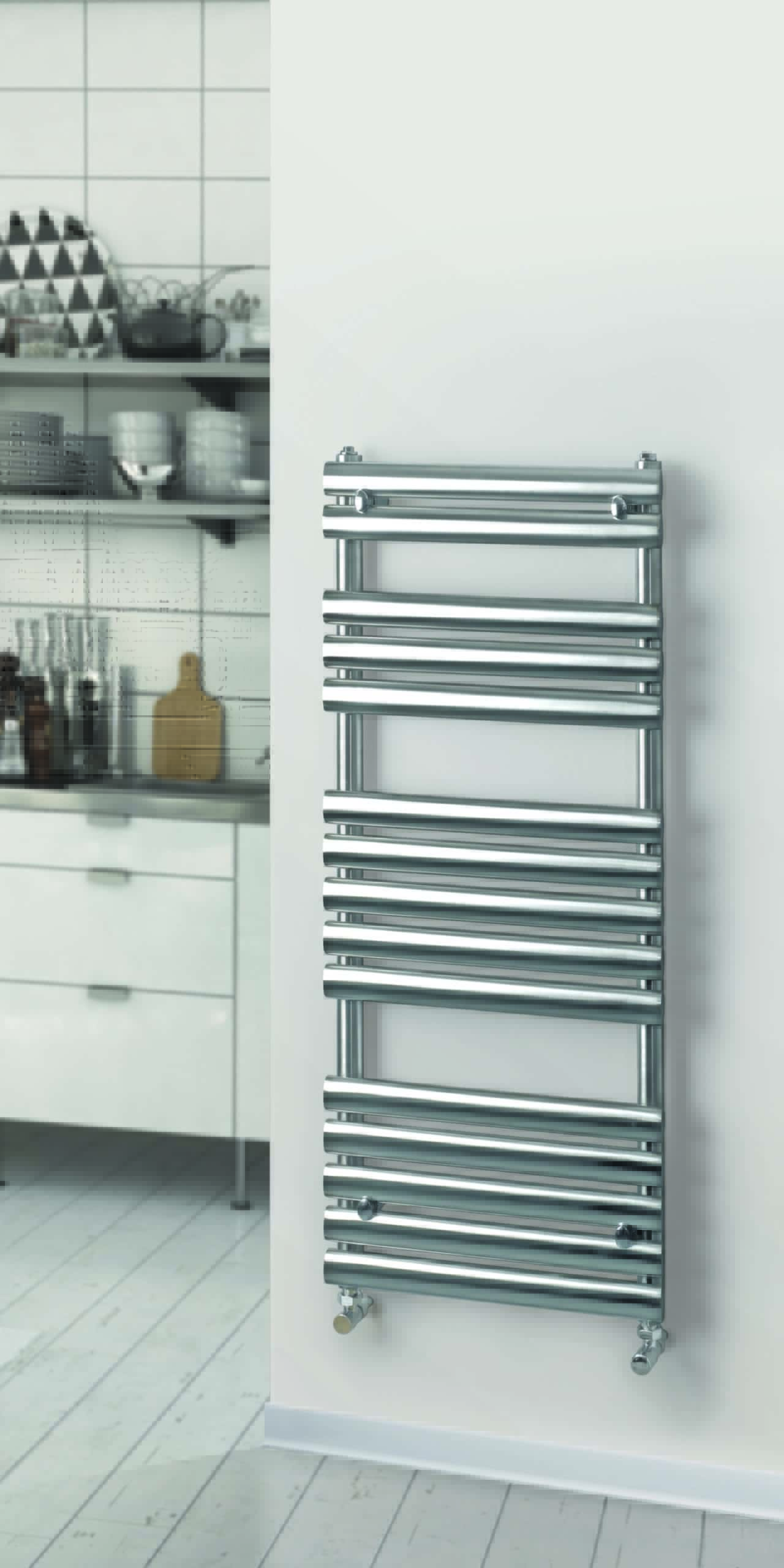 Rads 2 Rails Oval Towel Radiator - Designer Radiator Showroom